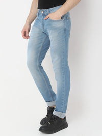 SPYKAR Skinny Fit Low-Rise Heavy Fade Stretchable Jeans