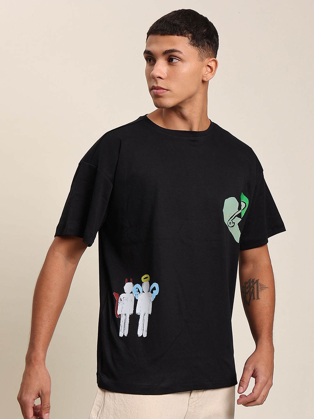 Bene Kleed Men Typography Printed Cotton T-shirt