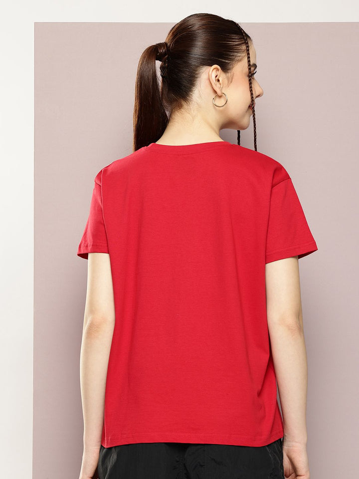 DILLINGER Floral Printed Boxy Fit Pure Cotton T-shirt