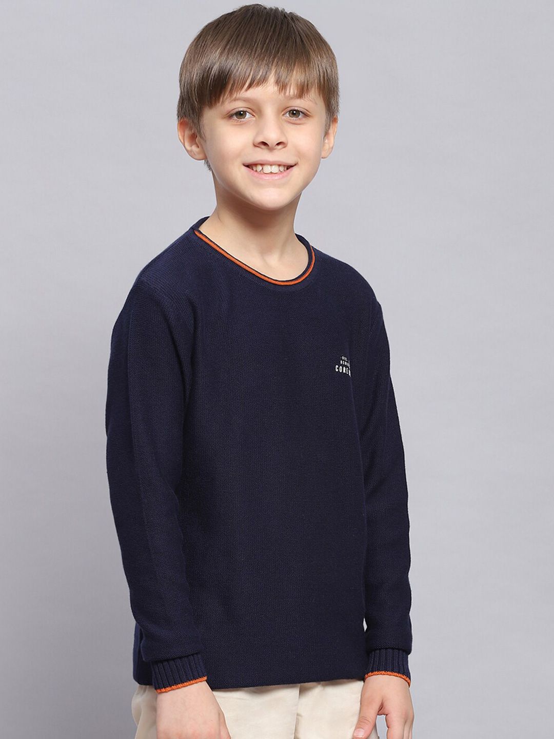 Monte Carlo Boys Pure Cotton Pullover Sweater