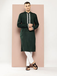 See Designs Embroidered Yoke Design Kurta with Pyjamas