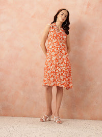 all about you Floral Print Shirt Dress