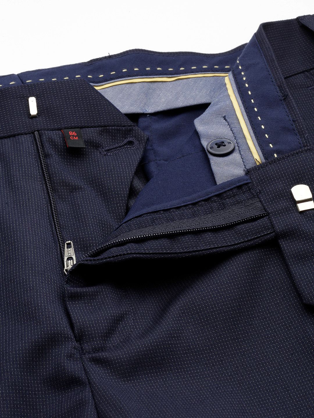 Raymond Men Self Design Single Breasted 2-Piece Formal Suit