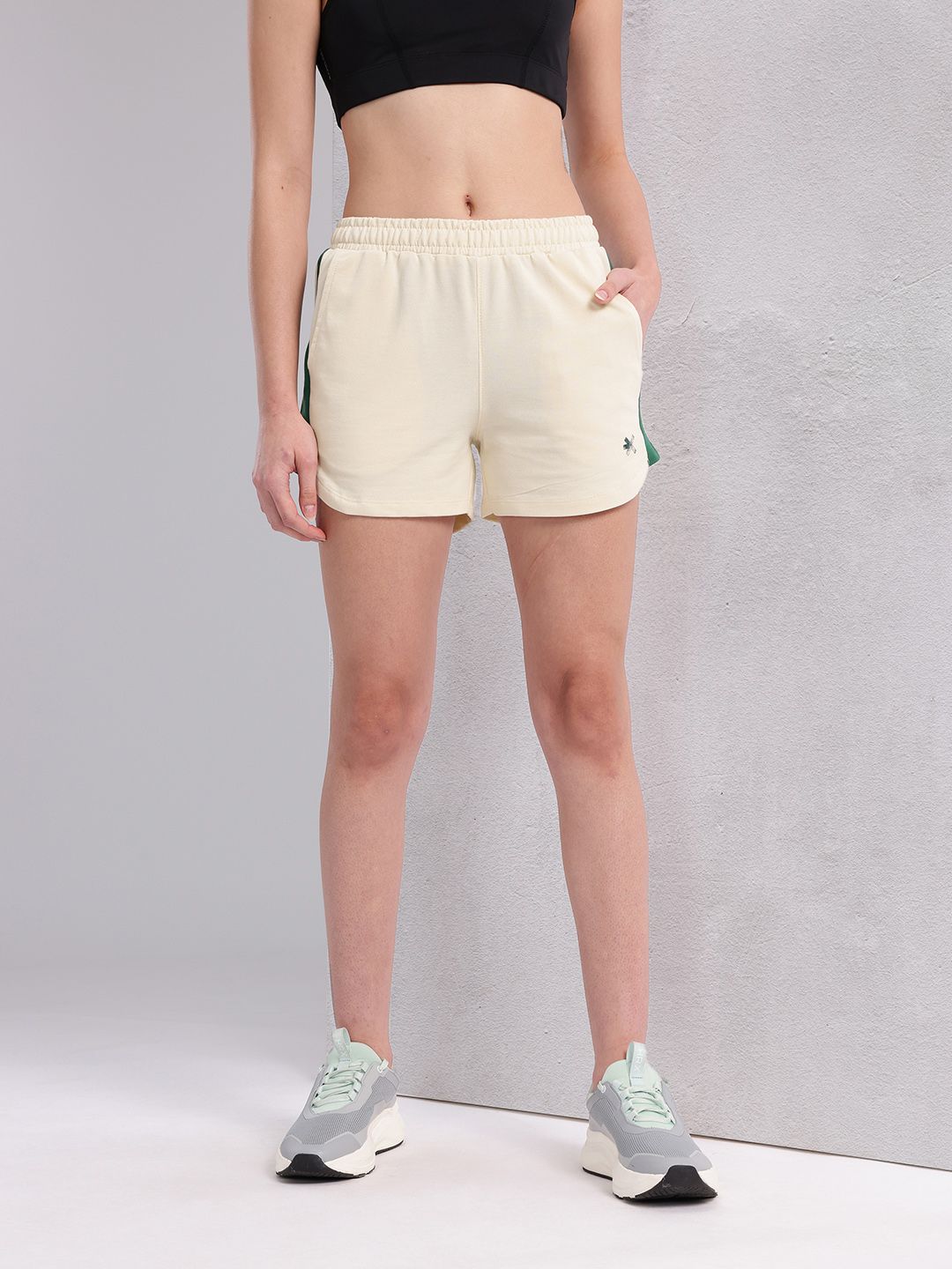 HRX by Hrithik Roshan Women Contrast Panel Training Shorts