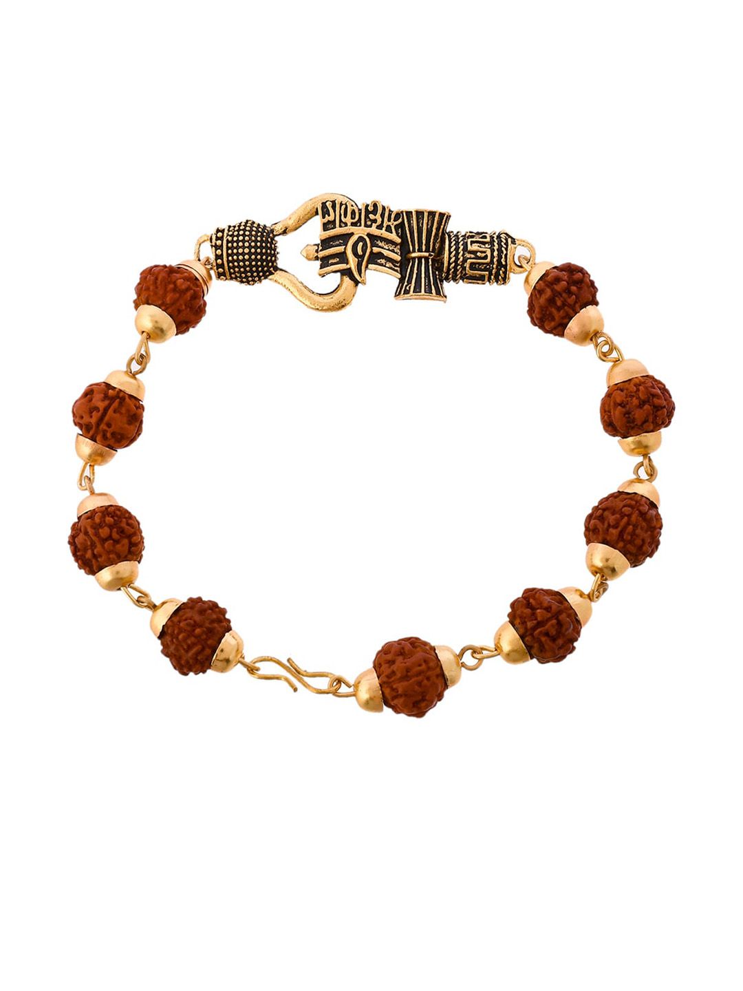 Voylla Men Lord Shiva Motifs Rudraksha Rakhi