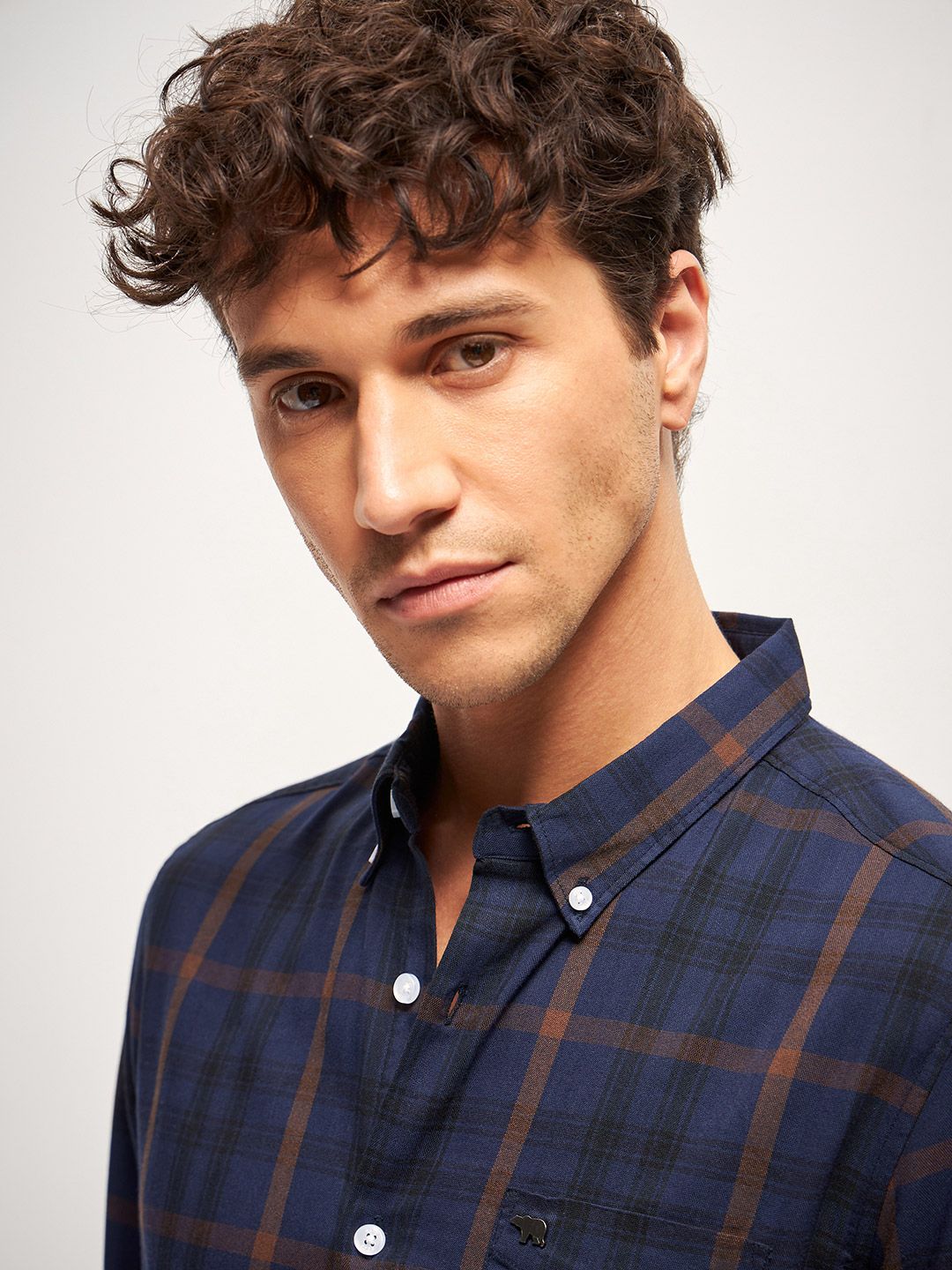 THE BEAR HOUSE Men Slim Fit Tartan Checks Opaque Checked Casual Shirt