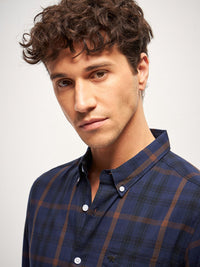 THE BEAR HOUSE Men Slim Fit Tartan Checks Opaque Checked Casual Shirt
