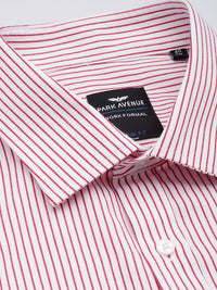 Park Avenue Slim Fit Opaque Striped Formal Shirt
