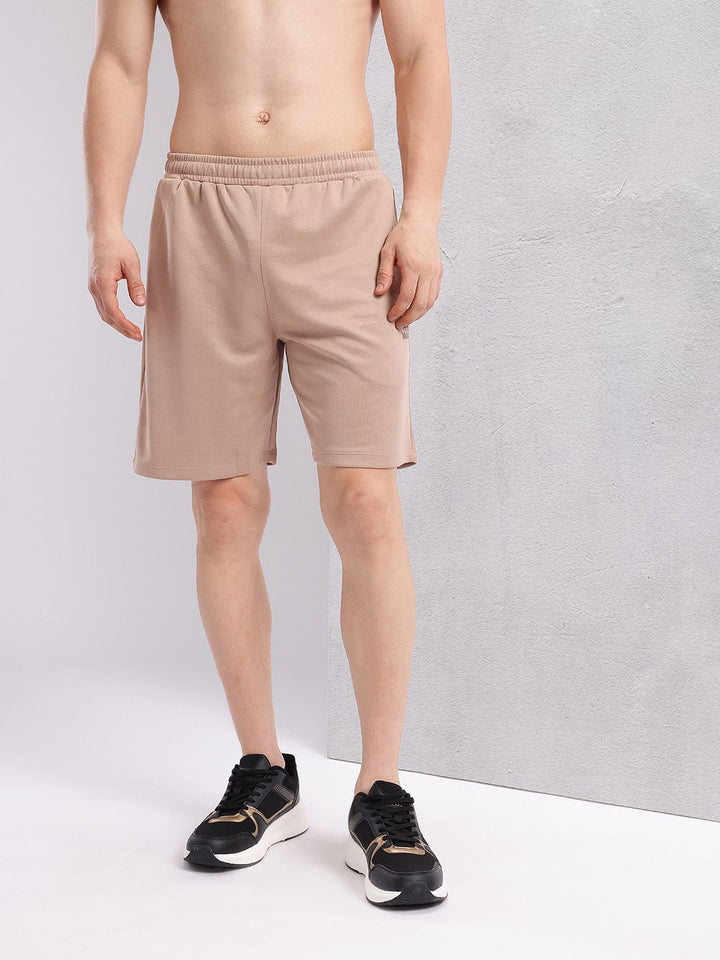 HRX by Hrithik Roshan Men Brand Logo Detail Mid-Rise Rapid-Dry Training Shorts