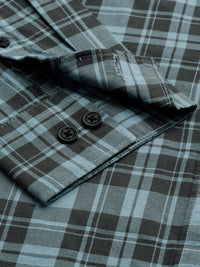 Being Human Slim Fit Checked Pure Cotton Casual Shirt