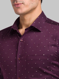 Park Avenue Printed Cotton Opaque Formal Shirt