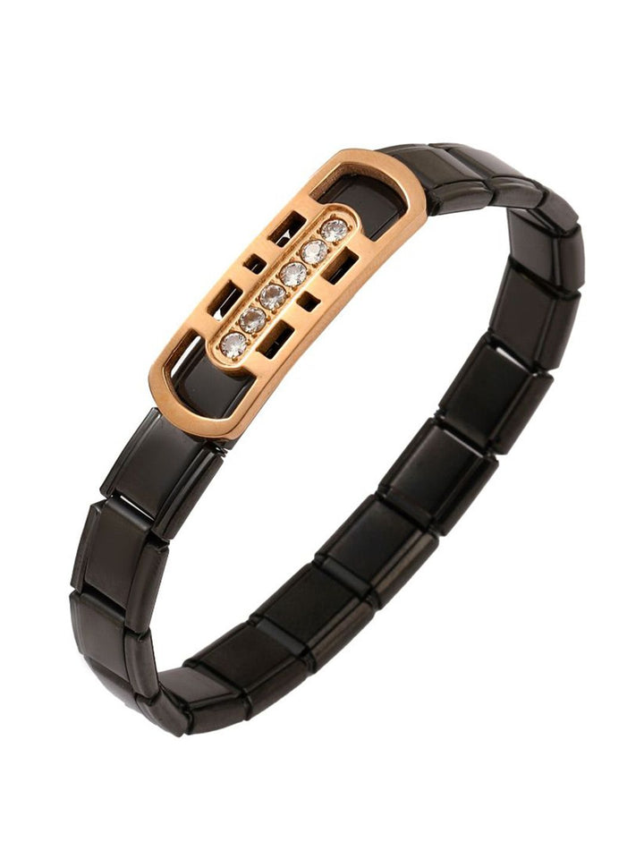 SALTY Hazel's Echo Stainless Steel Kada Bracelet