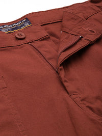 The Indian Garage Co Men Relaxed Fit Pure Cotton Chinos Trousers
