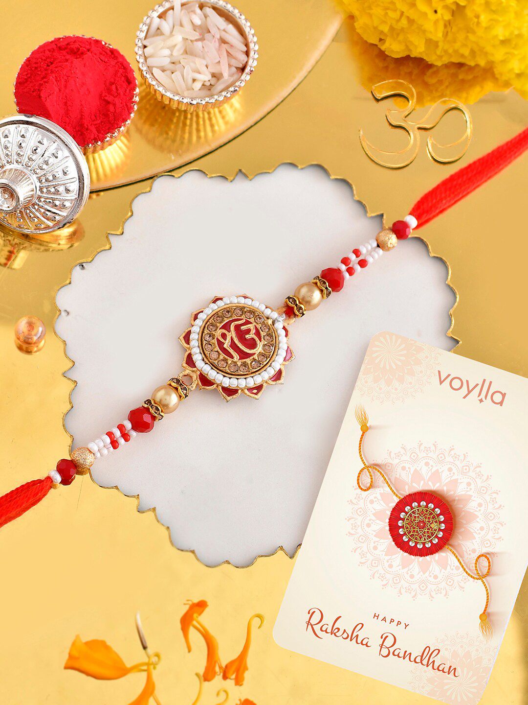 Voylla Beaded Thread Rakhis