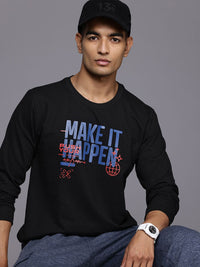 HRX by Hrithik Roshan Printed Casual Sweatshirt