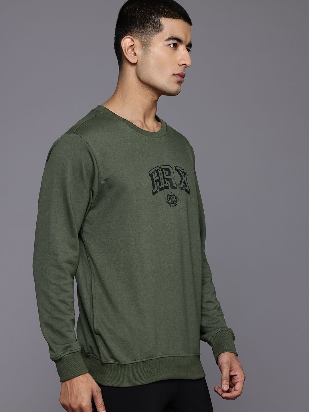 HRX by Hrithik Roshan Printed Pullover Sweatshirt