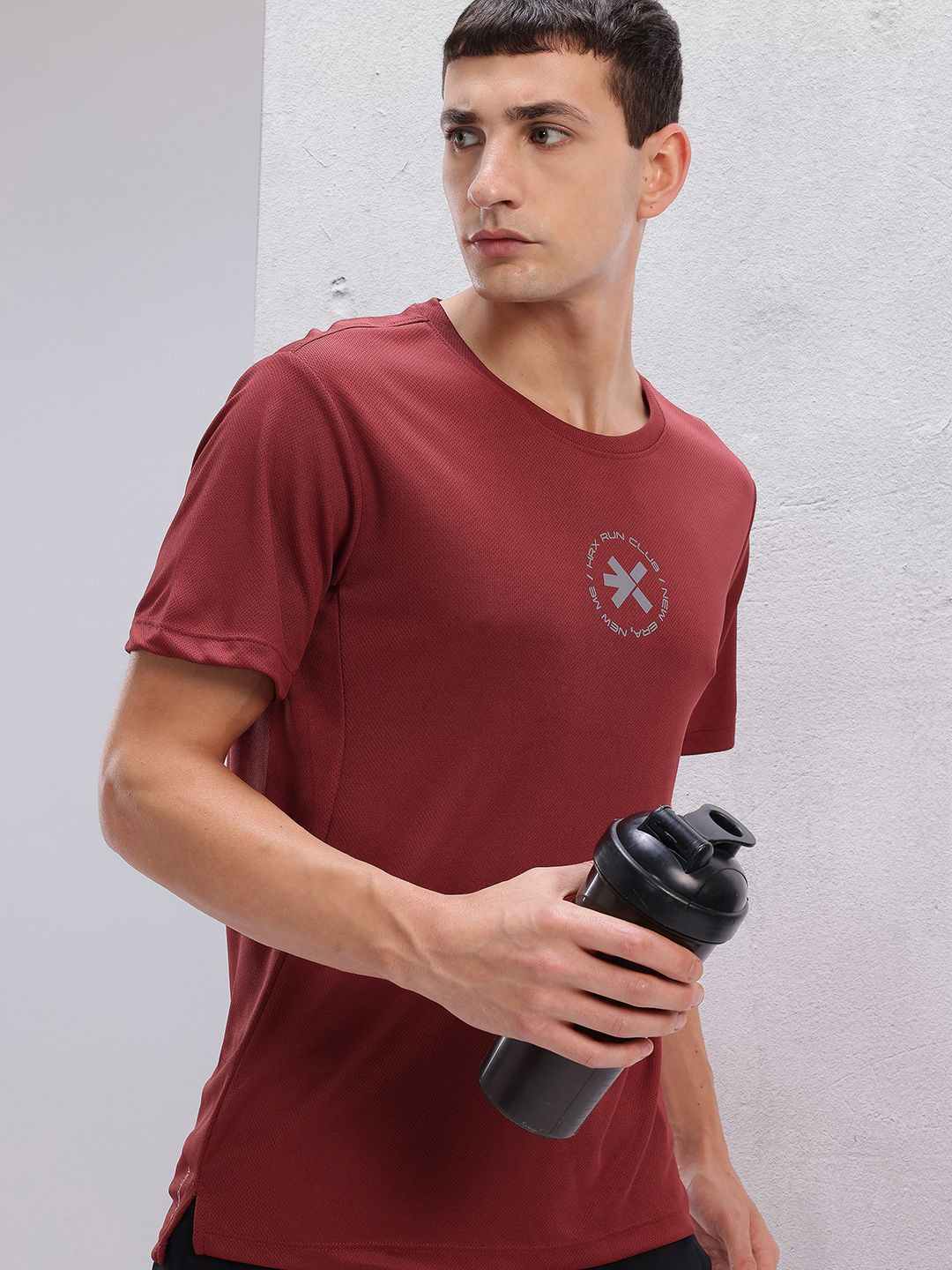 HRX by Hrithik Roshan Brand Logo Print Running T-shirt