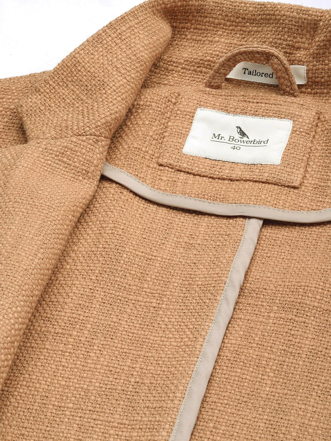 Mr Bowerbird Tweed Tailored Fit Blazer
