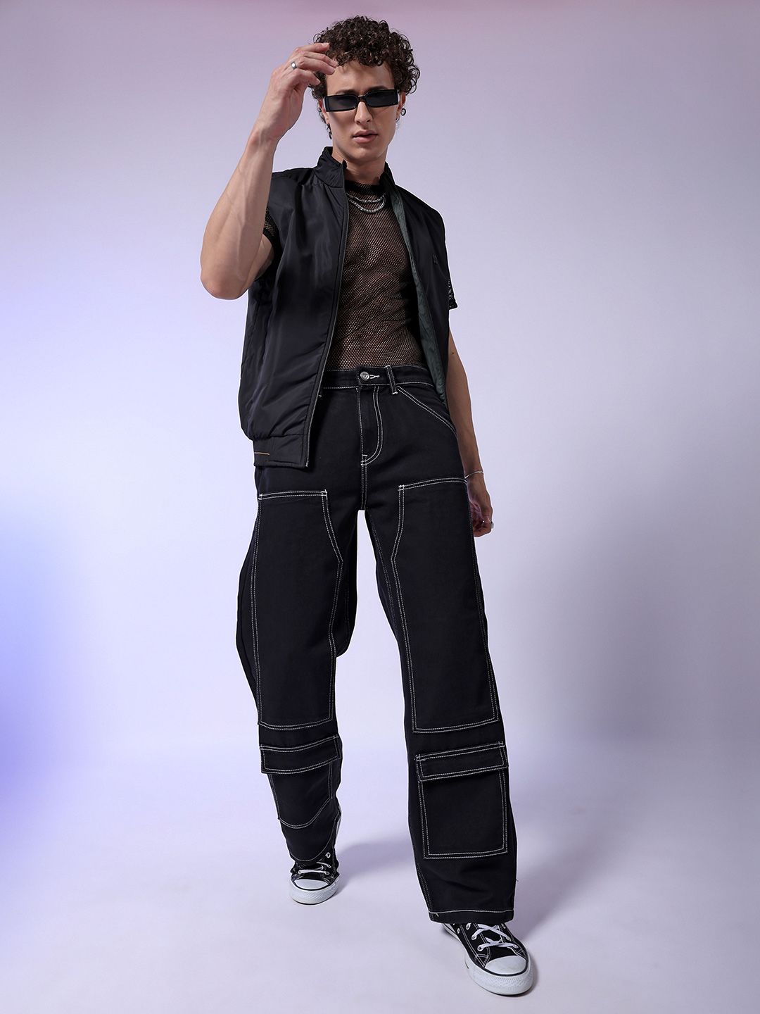 The Indian Garage Co Men Relaxed Fit Mid Rise Jeans