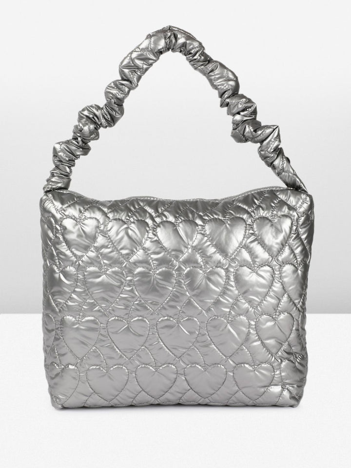 DressBerry Structured Shoulder Bag with Quilted