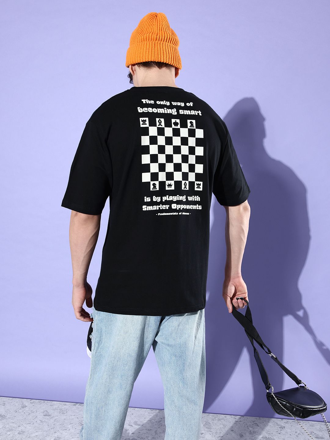 Difference of Opinion Pure Cotton Printed Oversized T-shirt