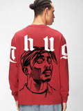 Bewakoof Pure Cotton Typography Printed Round Neck Oversized T-shirt