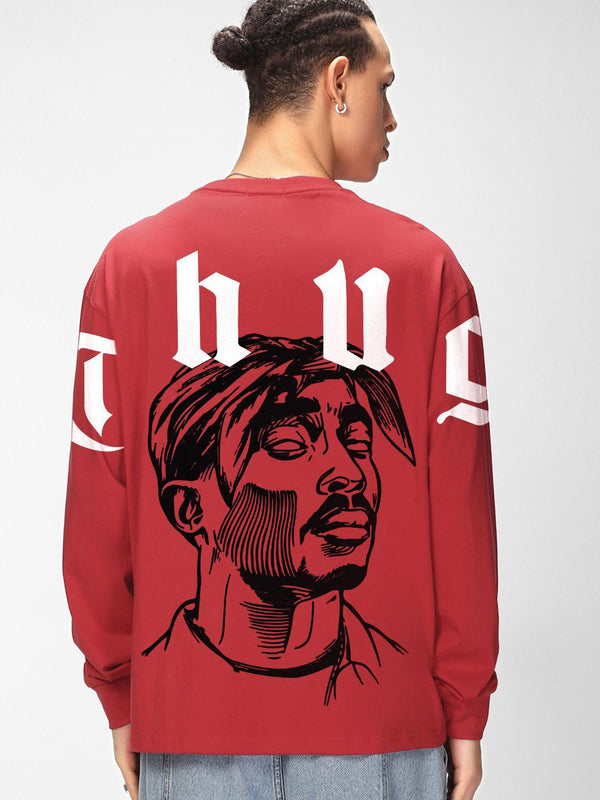 Bewakoof Pure Cotton Typography Printed Round Neck Oversized T-shirt