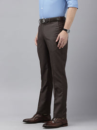 Park Avenue Men Checked Formal Trousers