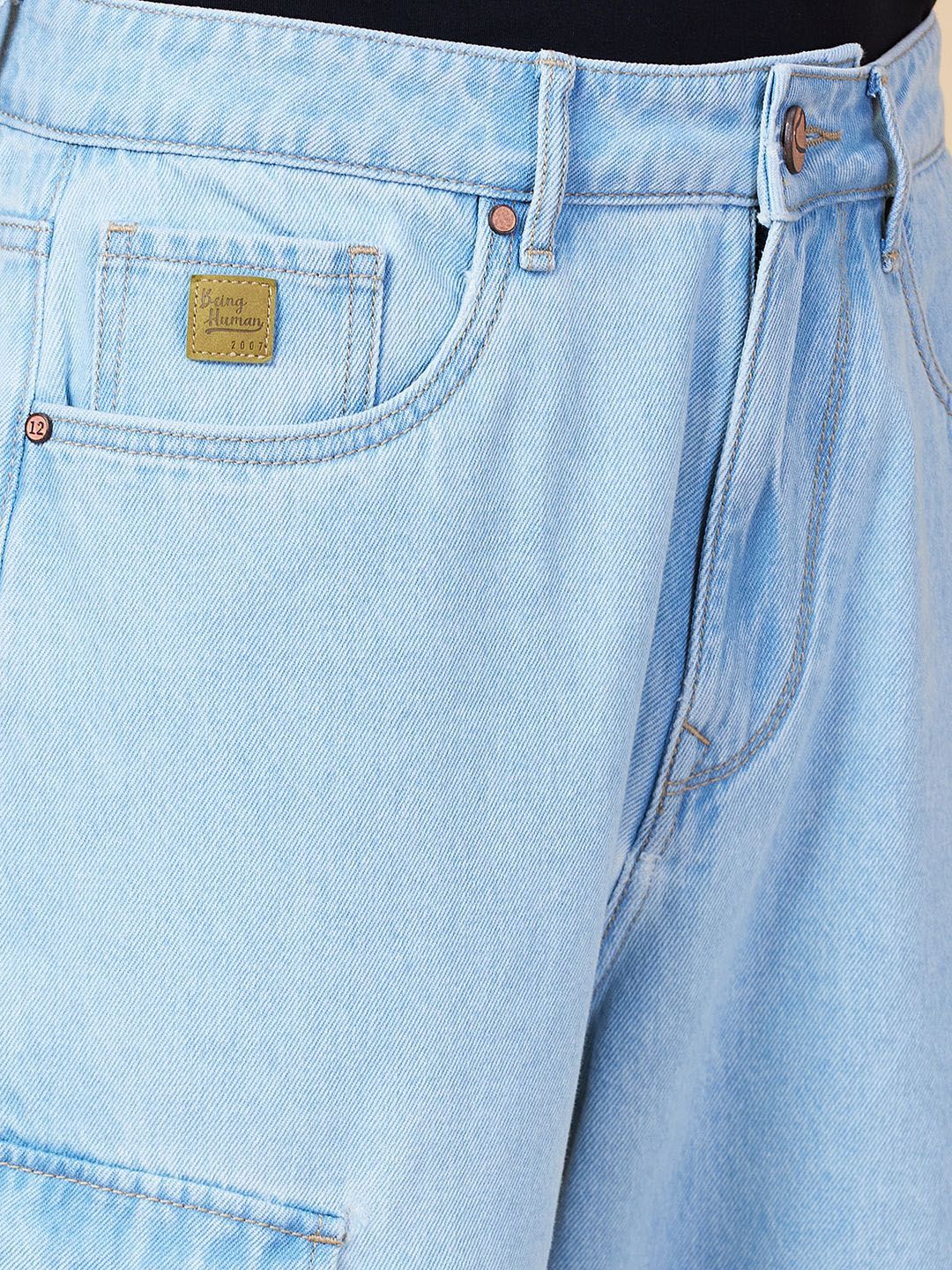 Being Human Men Low Distress Jeans