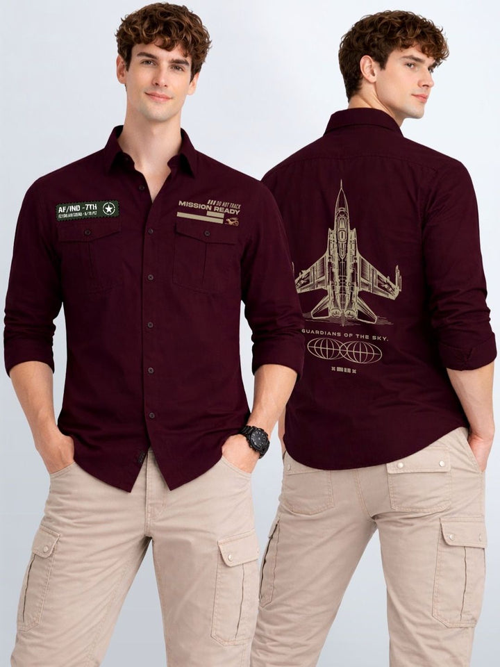 ADRO Men Standard Printed Casual Shirt
