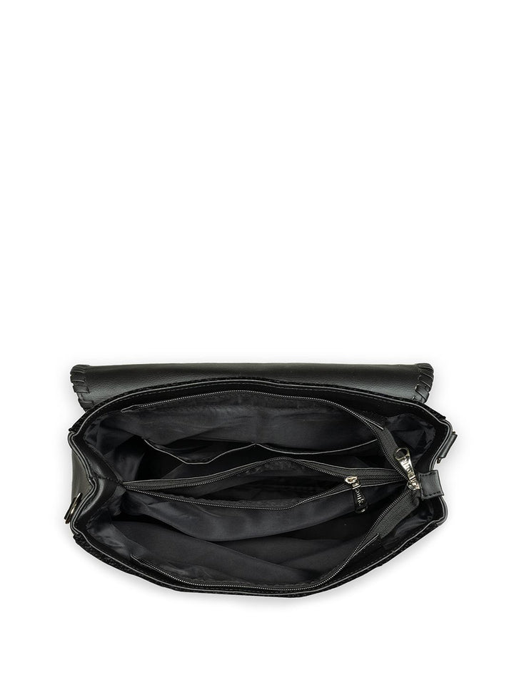 ZOUK Agra Floral Printed Jute Handheld Bag
