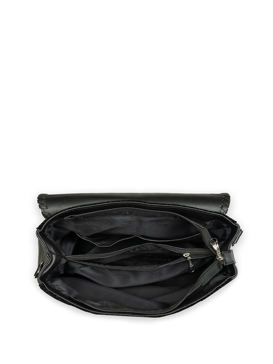 ZOUK Agra Floral Printed Jute Handheld Bag