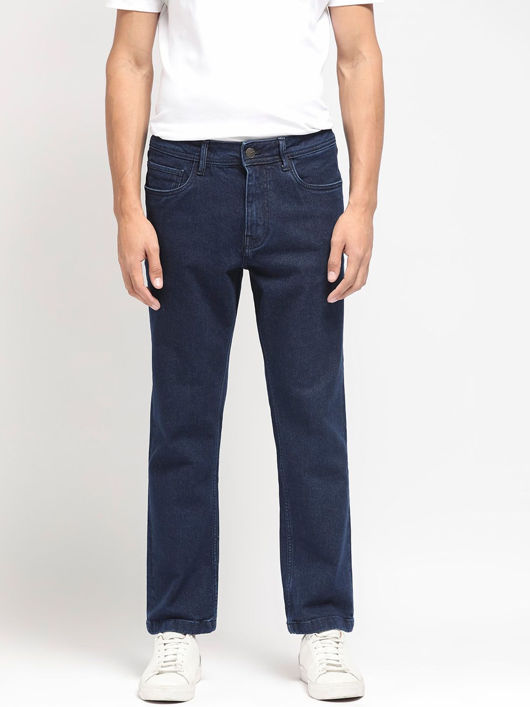 RARE RABBIT Men Polin Regular Fit Stretchable Jeans