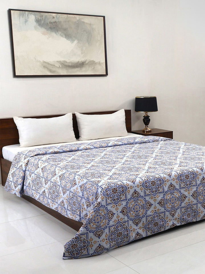 Bombay Dyeing Allure 144 TC 100% Cotton True Grey Double King Duvet Cover