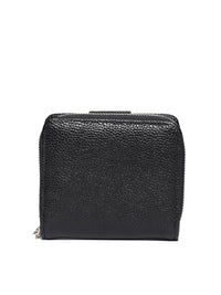 Lino Perros Women Black Solid Zip Around Wallet