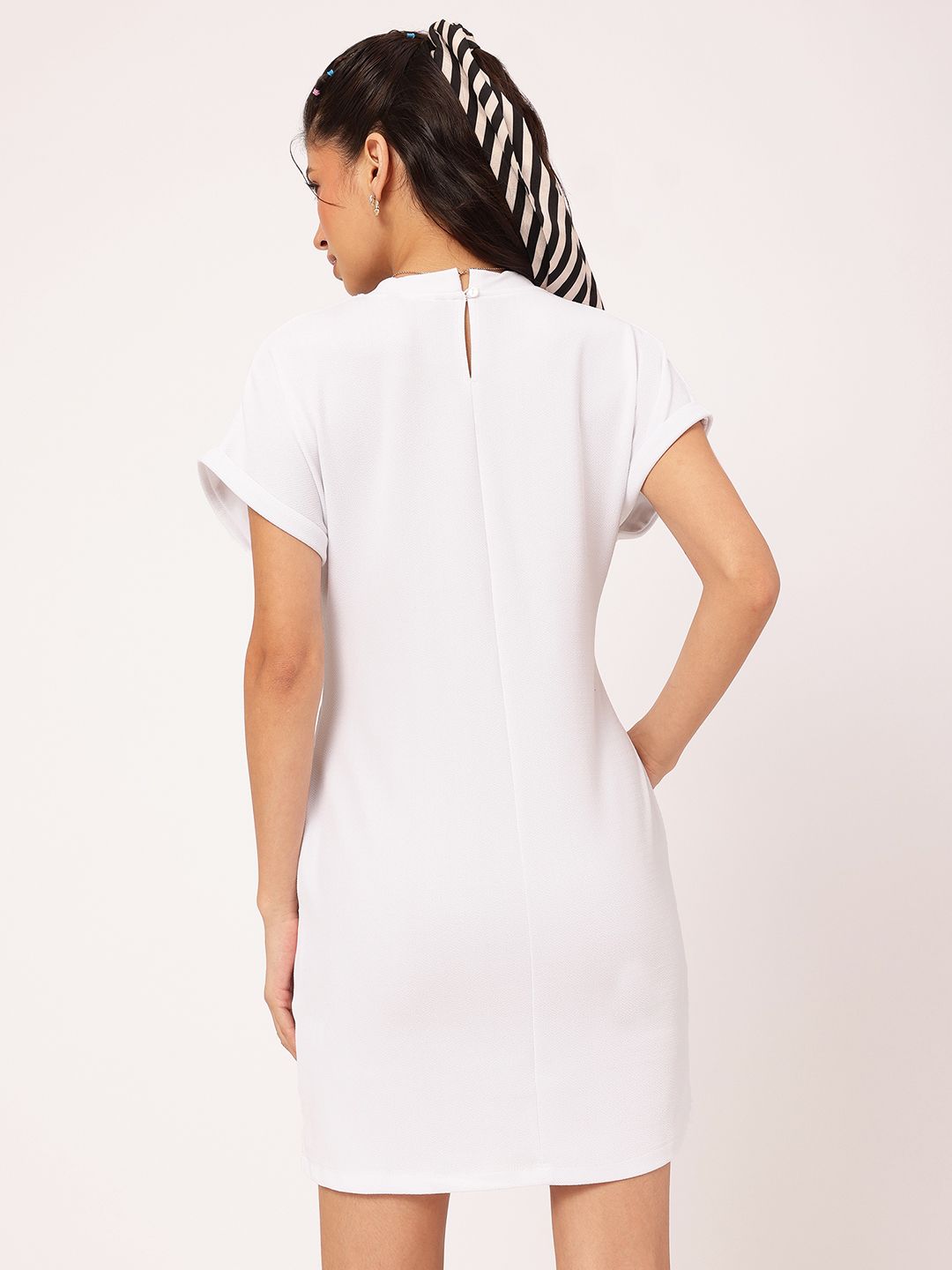 DressBerry Comfy-Cutie Couture Extended Sleeves Mini Dress