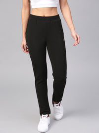 HRX by Hrithik Roshan Women Black Active Essential Track Pants