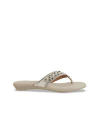 Metro Women Embellished Wedge Flats