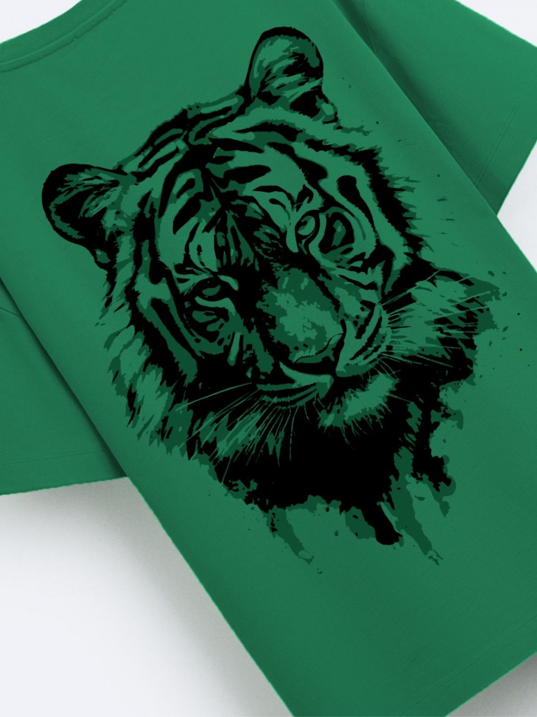 ADRO Men Graphic Printed Round Neck Cotton Oversized T-Shirt