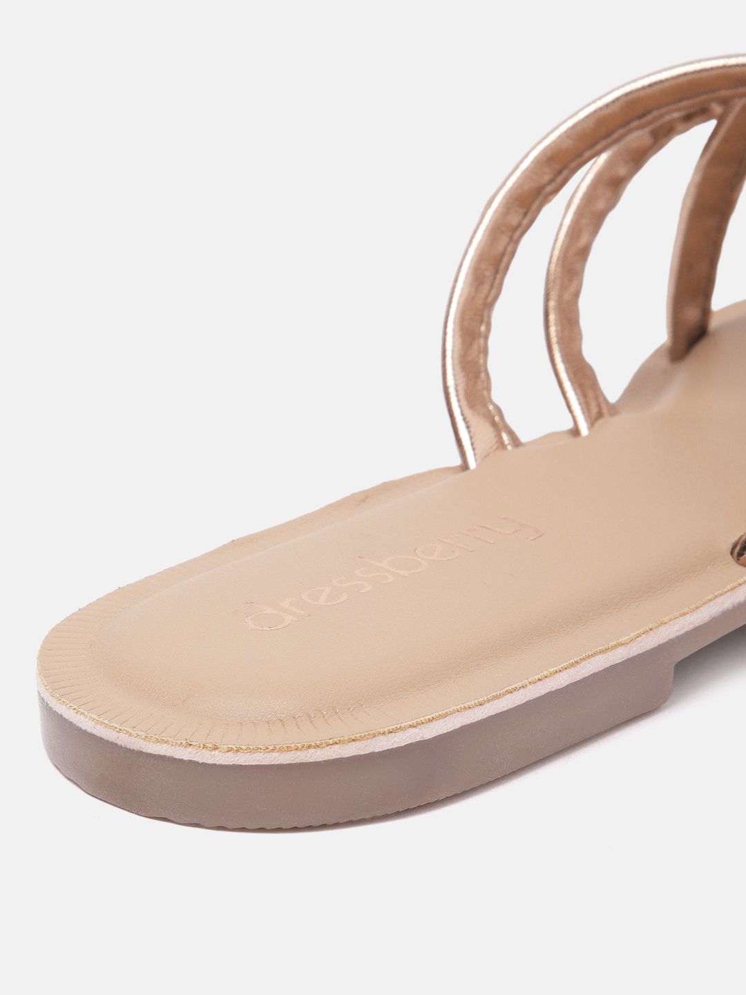 DressBerry Women Strappy Open Toe Flats