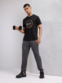 HRX by Hrithik Roshan Men Brand Logo Detail Rapid-Dry Training Joggers