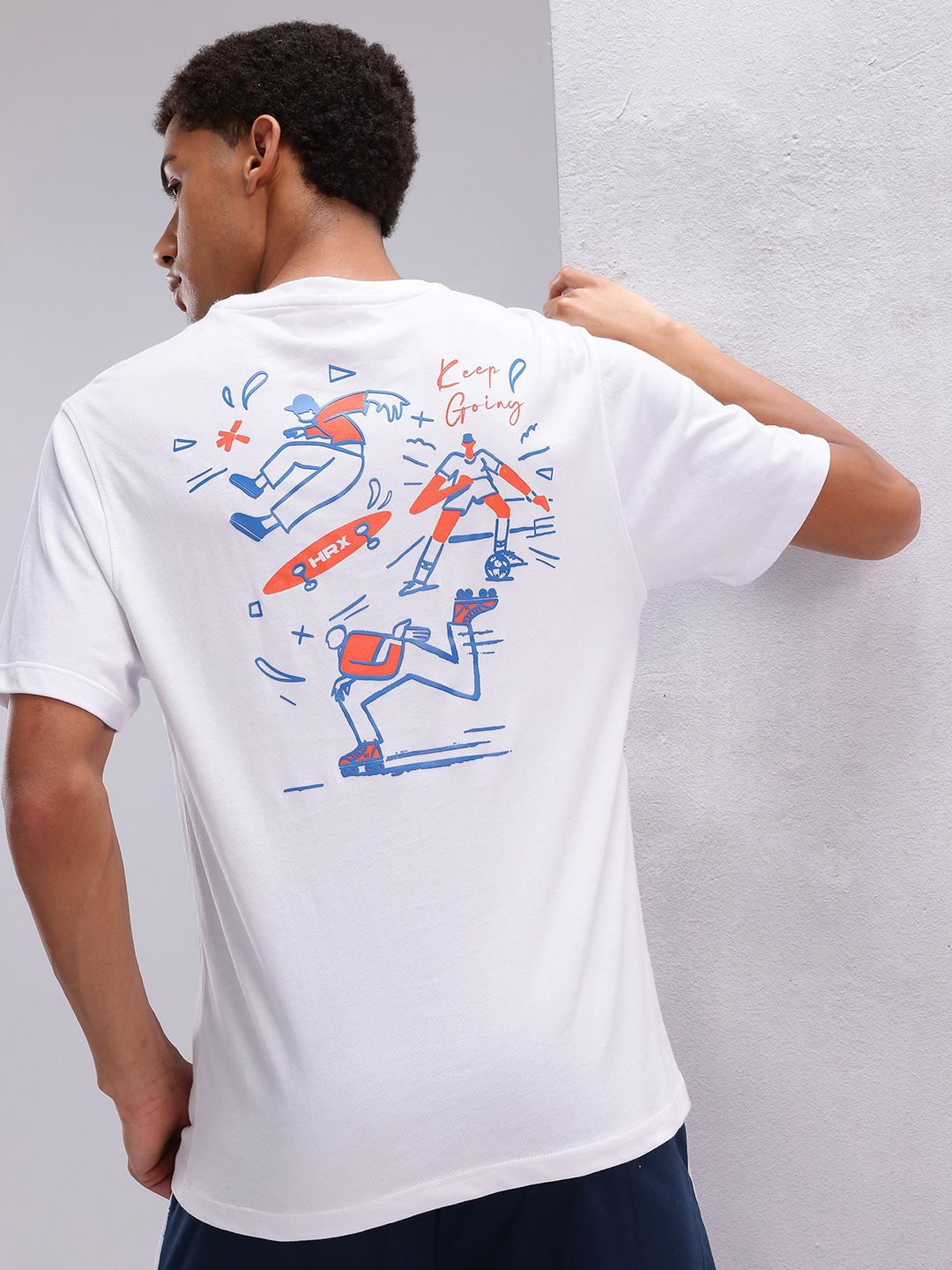 HRX by Hrithik Roshan Men Graphic Printed T-shirt