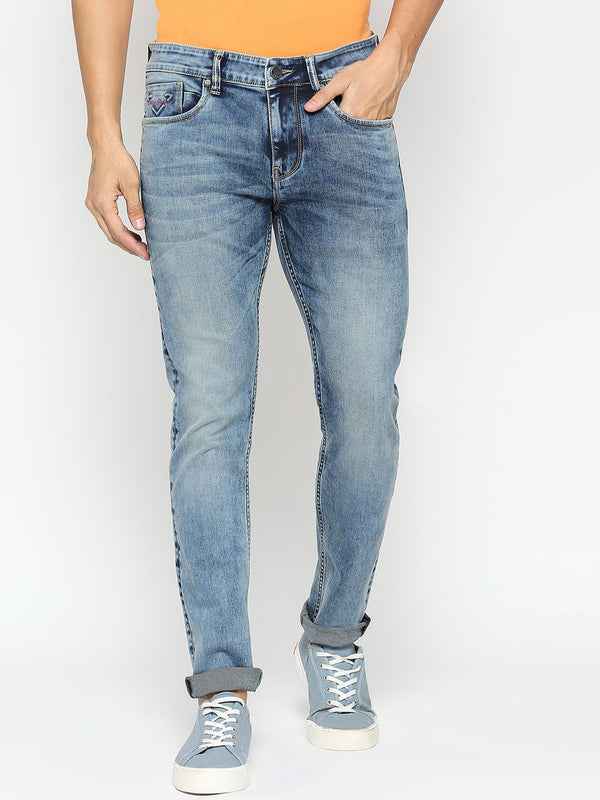 Being Human Men Low Distress Heavy Fade Skinny Fit Jeans