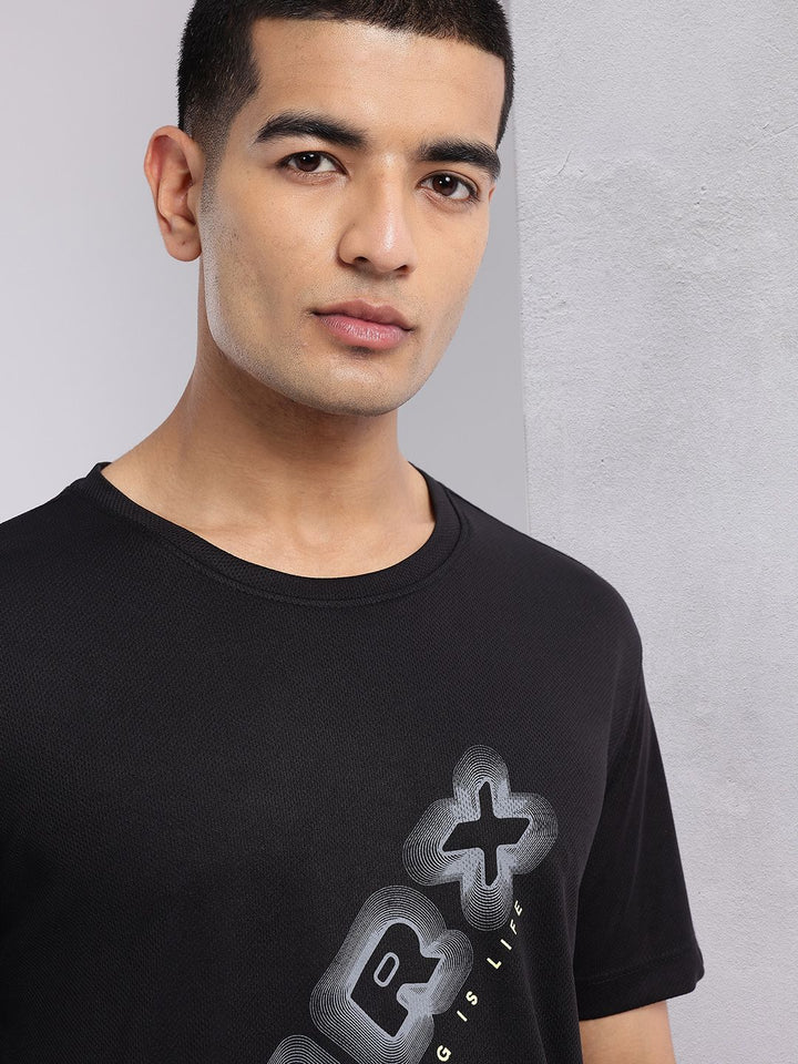 HRX by Hrithik Roshan Rapid Dry Printed Running T-Shirt