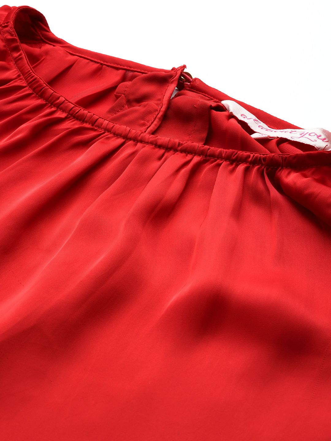 all about you Satin A-Line Dress with Belt