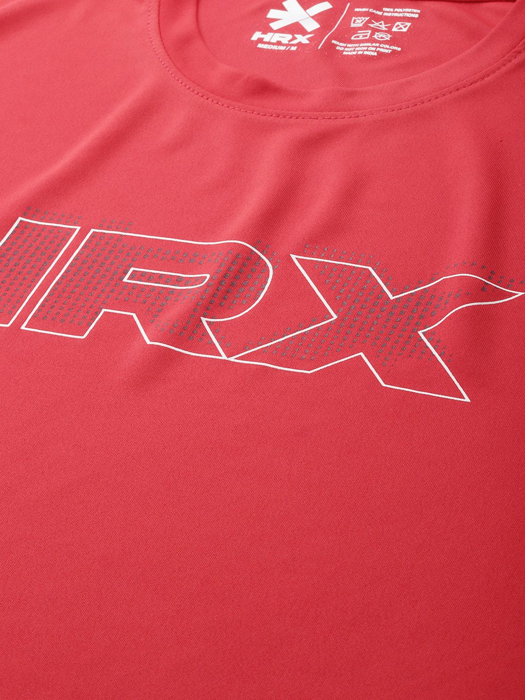 HRX by Hrithik Roshan Brand Logo Printed Rapid-Dry Training T-shirt