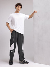 HRX by Hrithik Roshan Men Contrast Panel Relaxed Lifestyle Track Pants