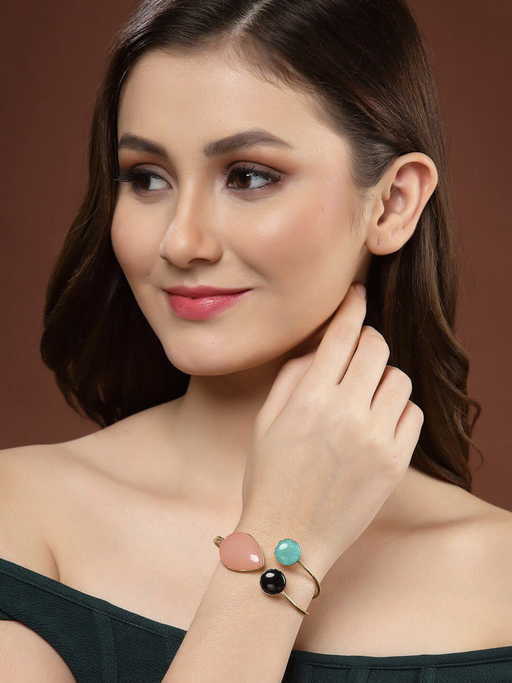 PANASH Gold-Plated Cuff Bracelet
