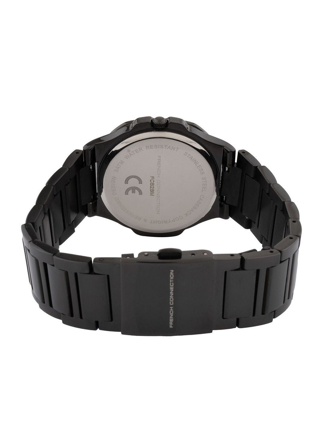French Connection Men Dial & Stainless Steel Bracelet Style Straps Analogue Watch FCB2BM
