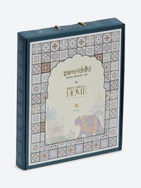 Monte Carlo Grey & White Printed Cotton 104 TC Queen Bedsheet Set 2.24 m x 2.54 m